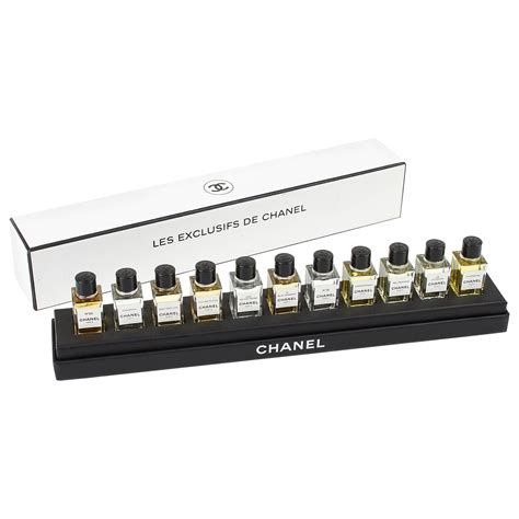 chanel les exclusifs mini perfume set|chanel perfume set miniatures.